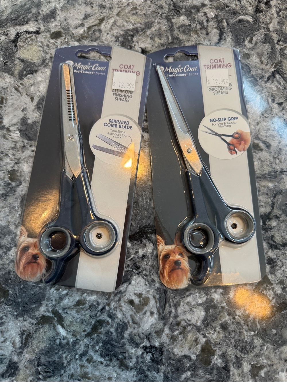 Magic Coat Pet Grooming Shears Set - Black Handle